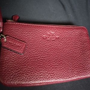 COACH Double Zip Wristlet NWOT